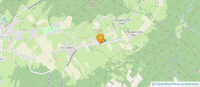 localisation de l'entreprise EADES  BALLAISON