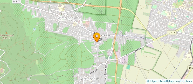 localisation de l'entreprise EADY EAST PROD  WETTOLSHEIM