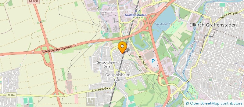 localisation de l'entreprise EAE  GEISPOLSHEIM