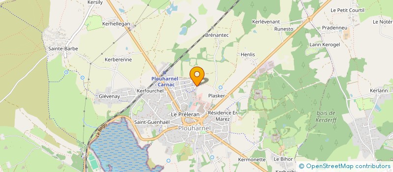 localisation de l'entreprise EAE  PLOUHARNEL