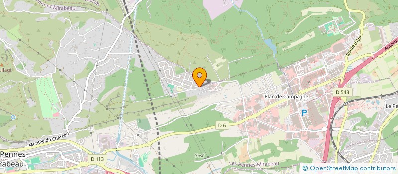 localisation de l'entreprise EAE HOLDING à LES PENNES-MIRABEAU