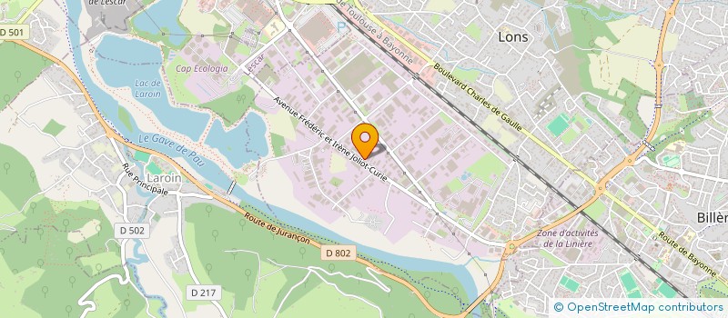 localisation de l'entreprise EAEO à LONS
