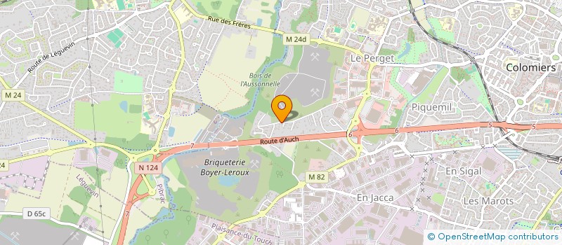 localisation de l'entreprise EAF FACADE à COLOMIERS