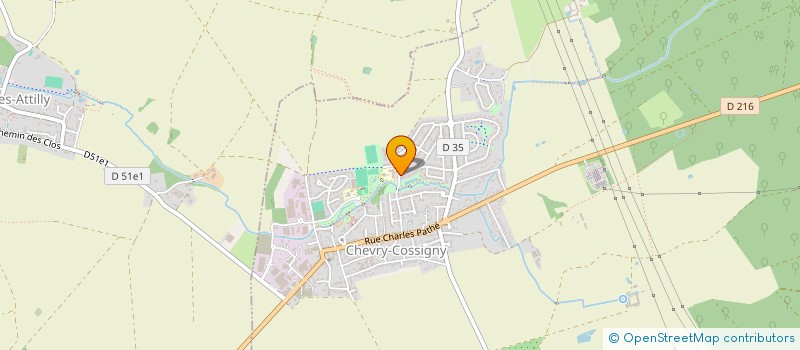 localisation de l'entreprise EAFD CONSEILS  CHEVRY-COSSIGNY