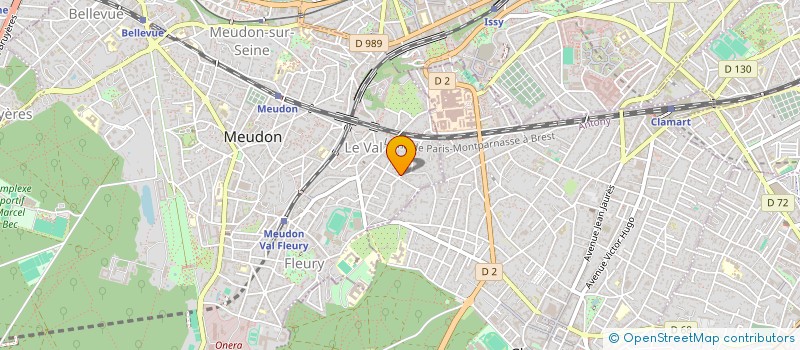 localisation de l'entreprise EAG CONSULTING à MEUDON