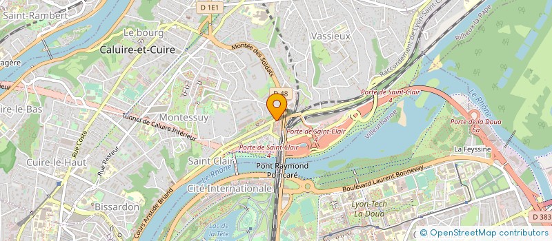 localisation de l'entreprise EAG FI  CALUIRE-ET-CUIRE