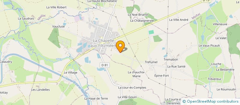 localisation de l'entreprise EAG MAINTENANCE INDUSTRIELLE  LA CHAPELLE AUX FILTZMEENS