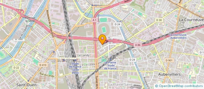 localisation de l'entreprise EAG-VOLUME à SAINT-DENIS