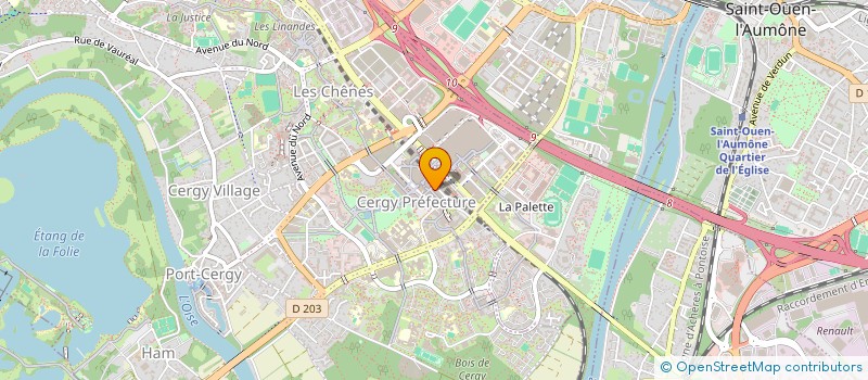 localisation de l'entreprise EAGGY à CERGY