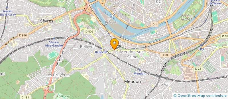 localisation de l'entreprise EAGLE  MEUDON