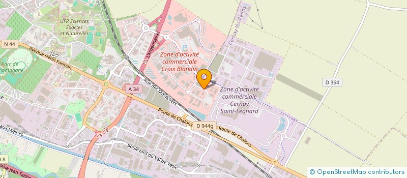 localisation de l'entreprise EAGLE 420  REIMS