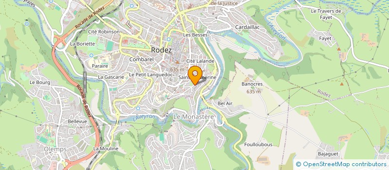 localisation de l'entreprise EAGLE  RODEZ