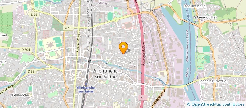localisation de l'entreprise EAGLE AUTO à VILLEFRANCHE-SUR-SAONE