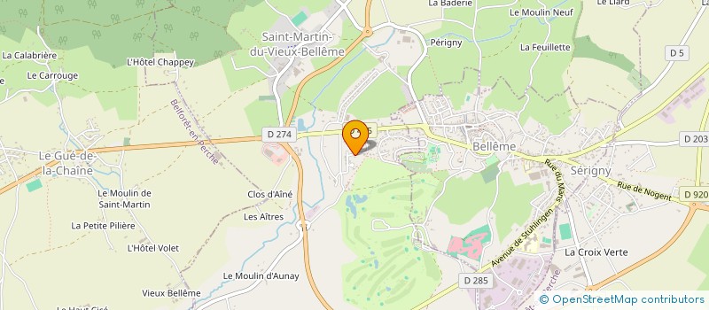 localisation de l'entreprise EAGLE CONCEPT  BELLEME