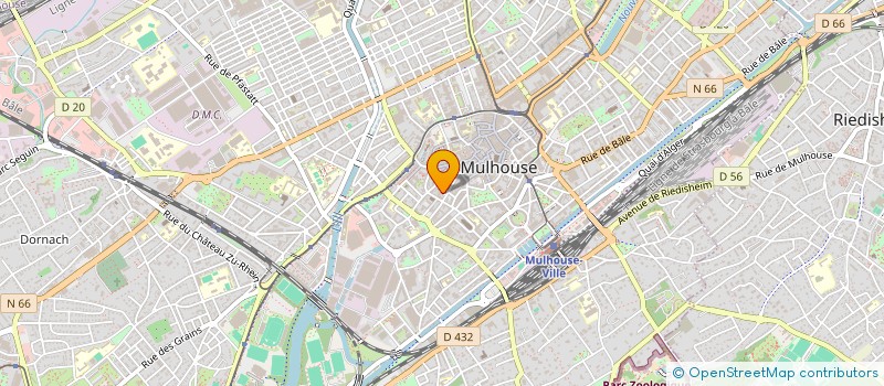 localisation de l'entreprise EAGLE CONSTRUCTION 68  MULHOUSE