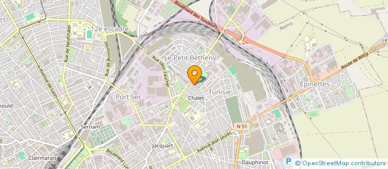 localisation de l'entreprise EAGLE ELEC & AUTOMATISME  BETHENY