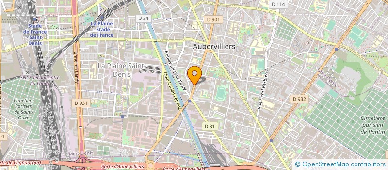 localisation de l'entreprise EAGLE EUROPE SERVICES à AUBERVILLIERS