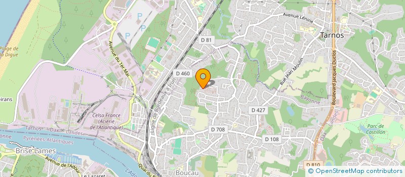 localisation de l'entreprise EAGLE EXPERTISE  BOUCAU