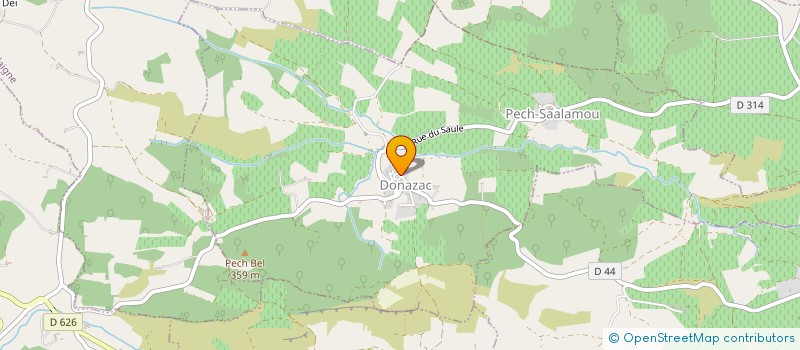 localisation de l'entreprise EAGLE III  DONAZAC