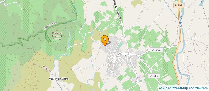 localisation de l'entreprise EAGLE INVEST  AUTIGNAC