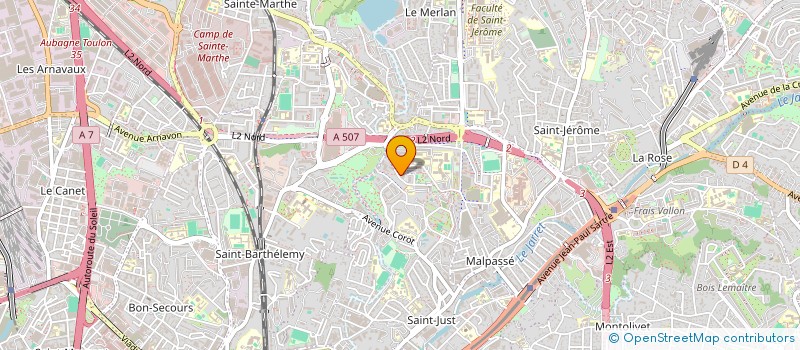 localisation de l'entreprise EAGLE MOTORS  MARSEILLE 13EME