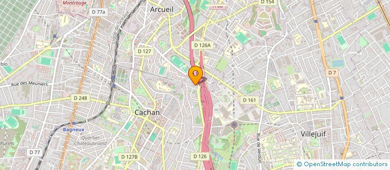 localisation de l'entreprise EAGLE NEST  CACHAN