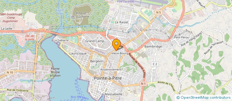 localisation de l'entreprise EAGLE PNEUS à LES ABYMES