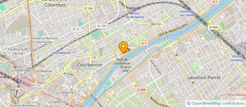 localisation de l'entreprise EAGLE PRODUCTIONS à COURBEVOIE
