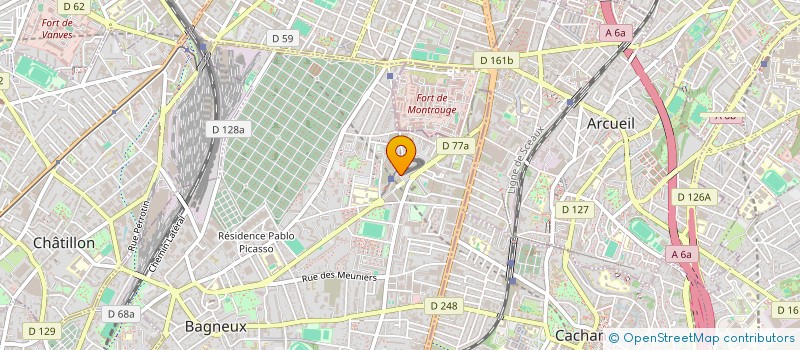 localisation de l'entreprise EAGLE SECURITE PRIVEE à BAGNEUX