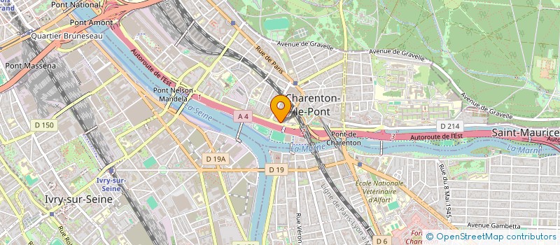 localisation de l'entreprise EAGLE SECURITE PRIVEE ET GARDIENNAGE à CHARENTON-LE-PONT
