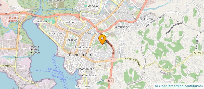 localisation de l'entreprise EAGLE SECURITY INTERVENTION à LES ABYMES