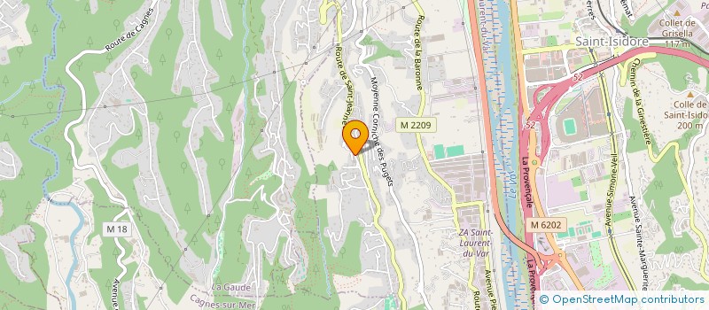 localisation de l'entreprise EAGLE SOCIETY  SAINT-LAURENT-DU-VAR