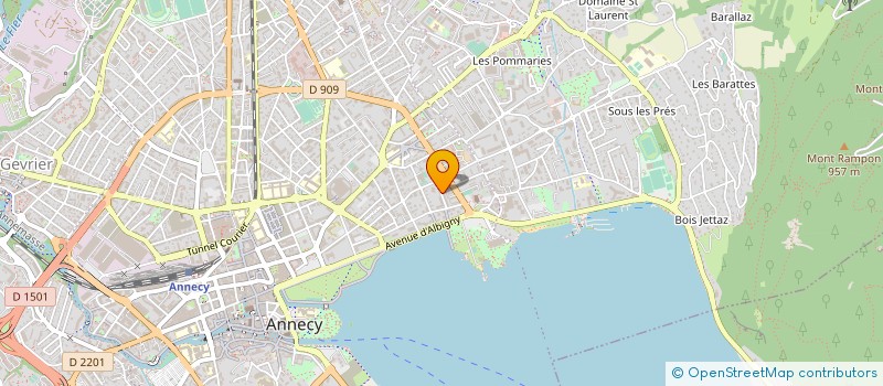 localisation de l'entreprise EAGLE TRADE à ANNECY