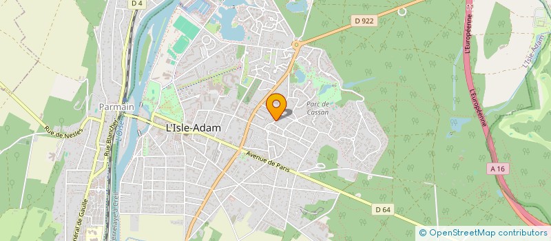 localisation de l'entreprise EAGLES CLEAN  L'ISLE-ADAM