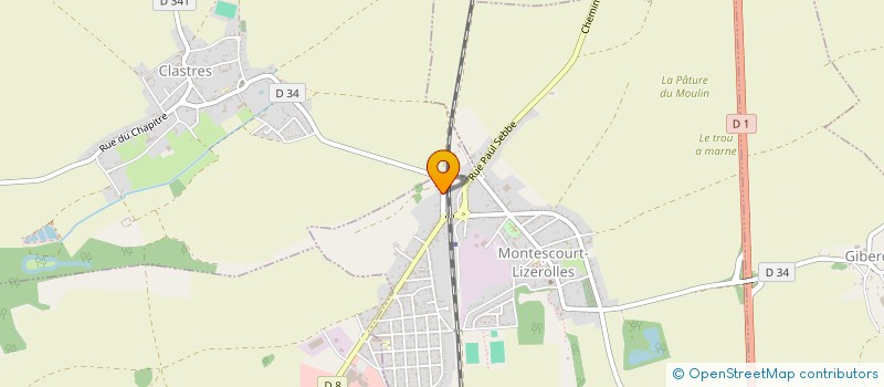 localisation de l'entreprise EAGLES ROAD 02  MONTESCOURT-LIZEROLLES