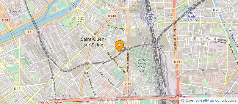 localisation de l'entreprise EAGLES SECURITY PROTECT à SAINT-OUEN-SUR-SEINE