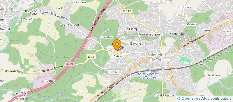 localisation de l'entreprise EAGLEWEST SPIRIT  SAINT-VINCENT-DE-TYROSSE