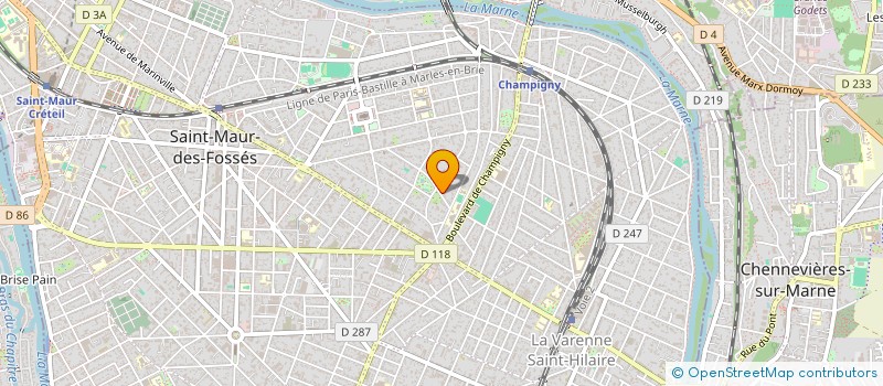 localisation de l'entreprise EAGMY SCI à SAINT-MAUR-DES-FOSSES