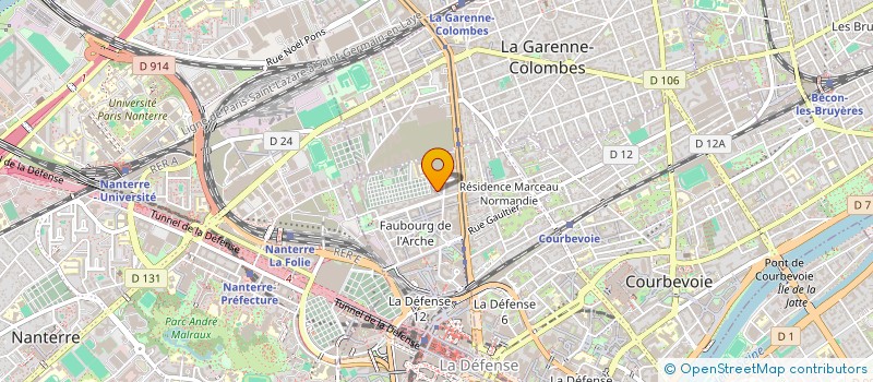 localisation de l'entreprise EAGR  COURBEVOIE