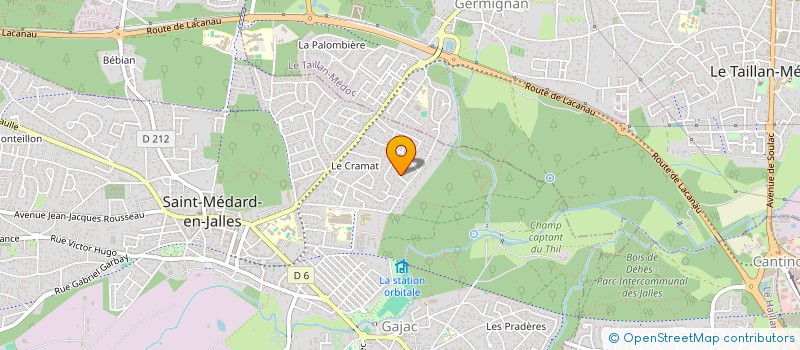 localisation de l'entreprise EAI COFFRETS ET ELECTRONIQUES à SAINT-MEDARD-EN-JALLES
