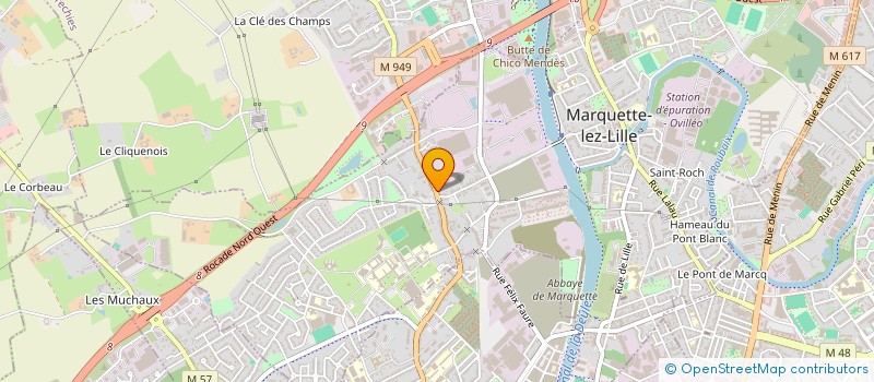 localisation de l'entreprise EAJ  MARQUETTE-LEZ-LILLE