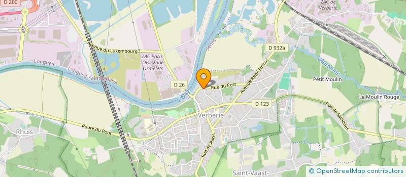 localisation de l'entreprise EAJ  VERBERIE