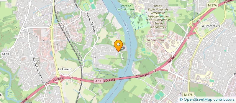 localisation de l'entreprise EAJ CONSEILS à LA CHAPELLE-SUR-ERDRE