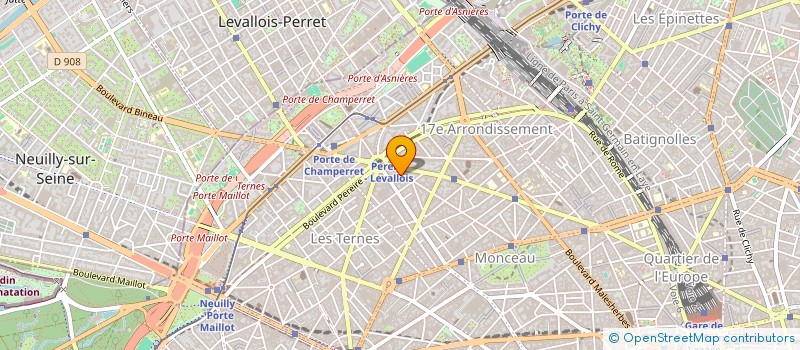 localisation de l'entreprise EAJ SCI à NEUILLY-SUR-MARNE
