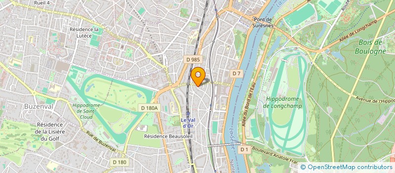 localisation de l'entreprise EAJA à SAINT-CLOUD