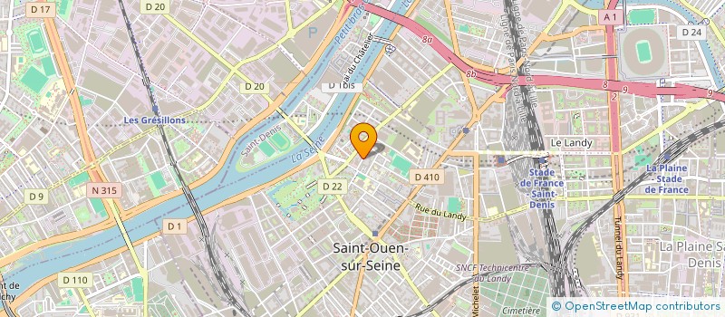 localisation de l'entreprise EAKG à SAINT-OUEN-SUR-SEINE