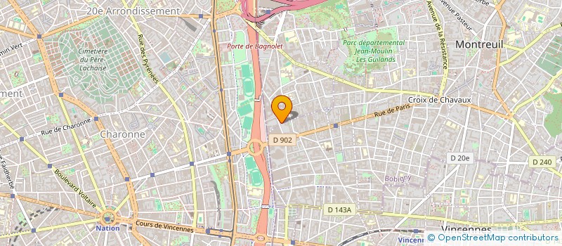 localisation de l'entreprise EAKZ FOOD à BAGNOLET