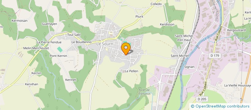 localisation de l'entreprise EAL  LE SOURN