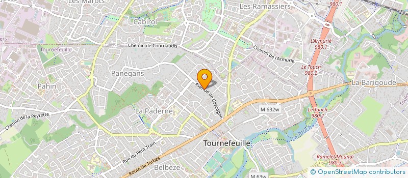 localisation de l'entreprise EALF PATRIMOINE à TOURNEFEUILLE