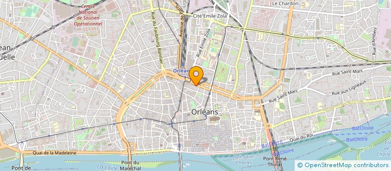 localisation de l'entreprise EALIS à ORLEANS
